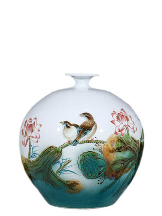 Kompatibelt porslin Jahrriesnge  till flowers and birds vase cna1111 