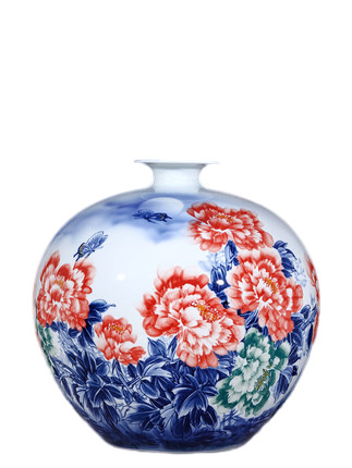 Kompatibelt porslin Jahrriesnge  till flowers and birds vase cna1112 