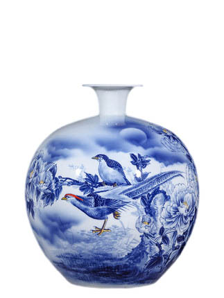 Kompatibelt porslin Jahrriesnge  till flowers and birds vase cna1113 