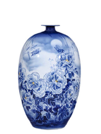 Kompatibelt porslin Jahrriesnge  till flowers and birds vase cna1117 