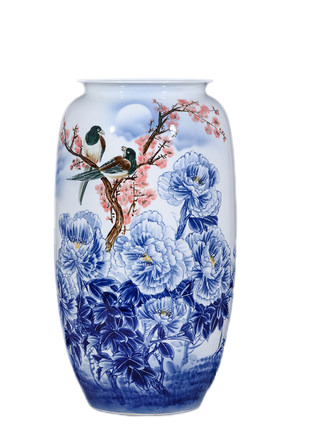 Kompatibelt porslin Jahrriesnge  till flowers and birds vase cna1119 