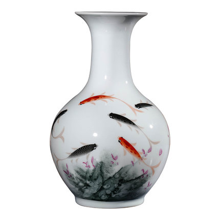 Kompatibelt porslin Jahrriesnge  till fish vase cna1121 