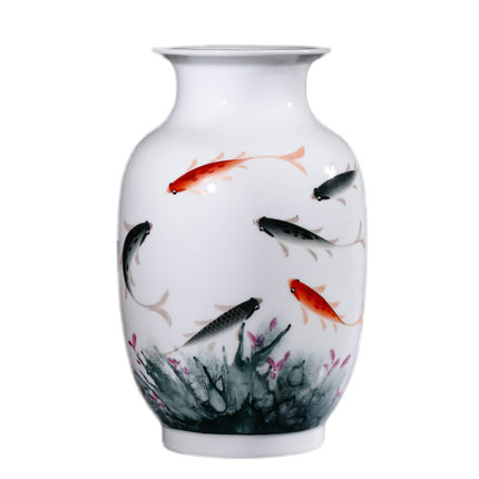 Kompatibelt porslin Jahrriesnge  till fish vase cna1122 