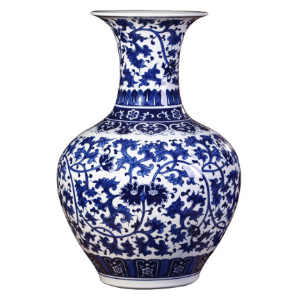 Kompatibelt porslin Jahrriesnge  till blue and white vase cna1254 