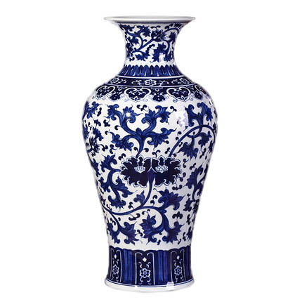 Kompatibelt porslin Jahrriesnge  till blue and white vase cna1256 