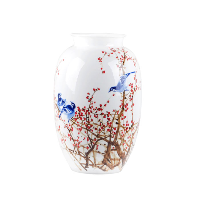 Kompatibelt porslin Jahrriesnge  till spring scenery vase cna1286 