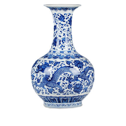 Kompatibelt porslin Jahrriesnge  till blue dragon vase cna1287 