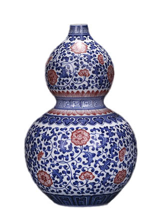 Kompatibelt porslin Jahrriesnge  till gourd vase cna1299 