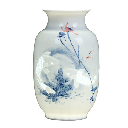 Kompatibelt porslin Jahrriesnge  till lotus flower vase cna1310 