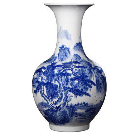 Kompatibelt porslin Jahrriesnge  till landscape painting vase cna1324 