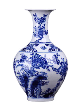 Kompatibelt porslin Jahrriesnge  till blue and white vase cna1328 