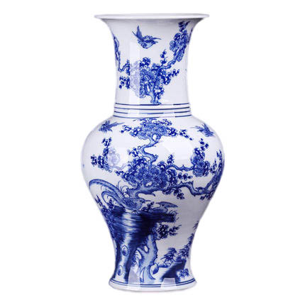 Kompatibelt porslin Jahrriesnge  till blue and white vase cna1332 