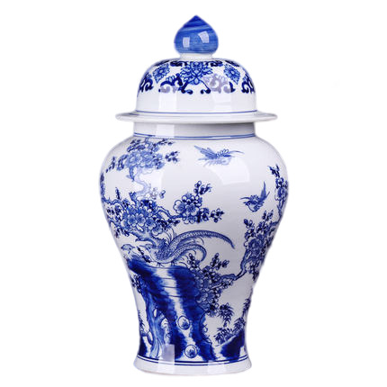 Kompatibelt porslin Jahrriesnge  till blue and white vase cna1333 