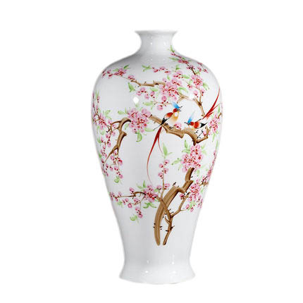 Kompatibelt porslin Jahrriesnge  till birds flowers vase cna1340 