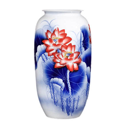 Kompatibelt porslin Jahrriesnge  till lotus flower vase cna1357 