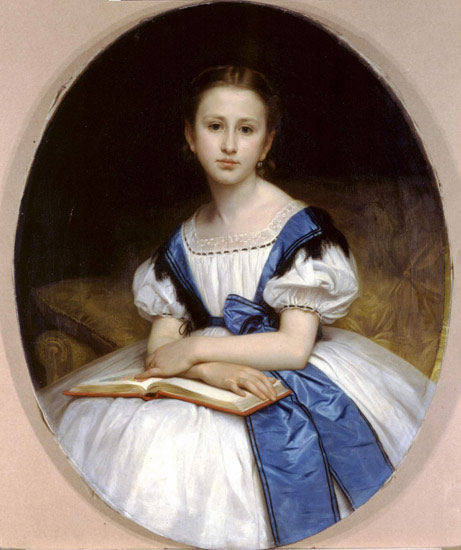 Kompatibelt Porträtt Jahrriesnge  till William Adolphe Bouguereau lpf11879 