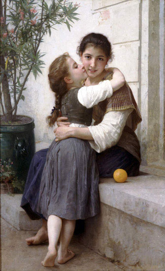 Kompatibelt Porträtt Jahrriesnge  till William Adolphe Bouguereau lpf11892 