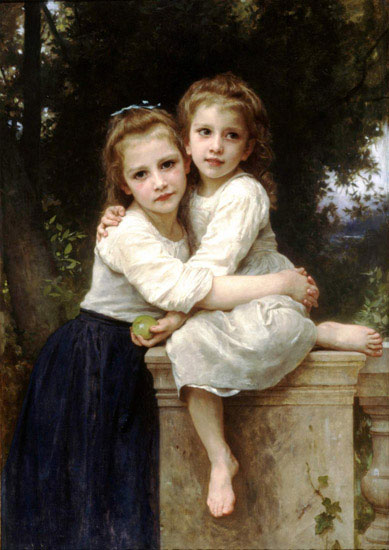 Kompatibelt Porträtt Jahrriesnge  till William Adolphe Bouguereau lpf11895 