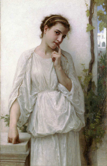 Kompatibelt Porträtt Jahrriesnge  till William Adolphe Bouguereau lpf11903 