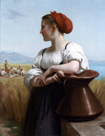 Kompatibelt Porträtt Jahrriesnge  till William Adolphe Bouguereau lpf11906 