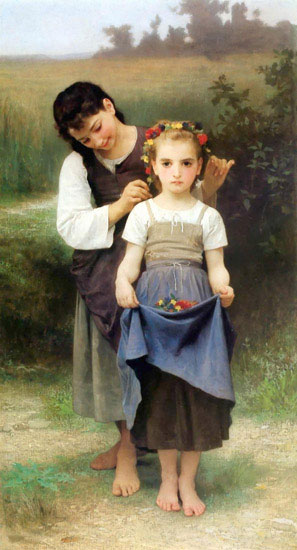 Kompatibelt Porträtt Jahrriesnge  till William Adolphe Bouguereau lpf11908 