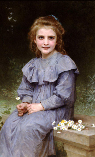 Kompatibelt Porträtt Jahrriesnge  till William Adolphe Bouguereau lpf11909 