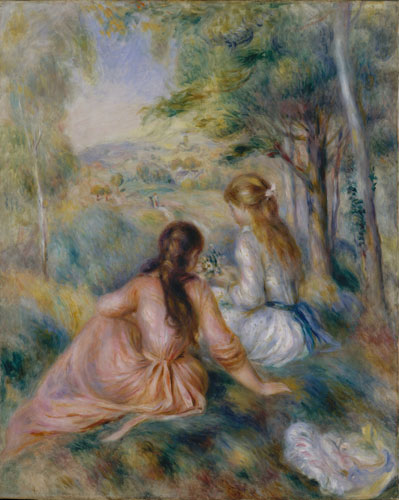 Kompatibelt Porträtt Jahrriesnge  till Pierre-Auguste Renoir lpf12590 